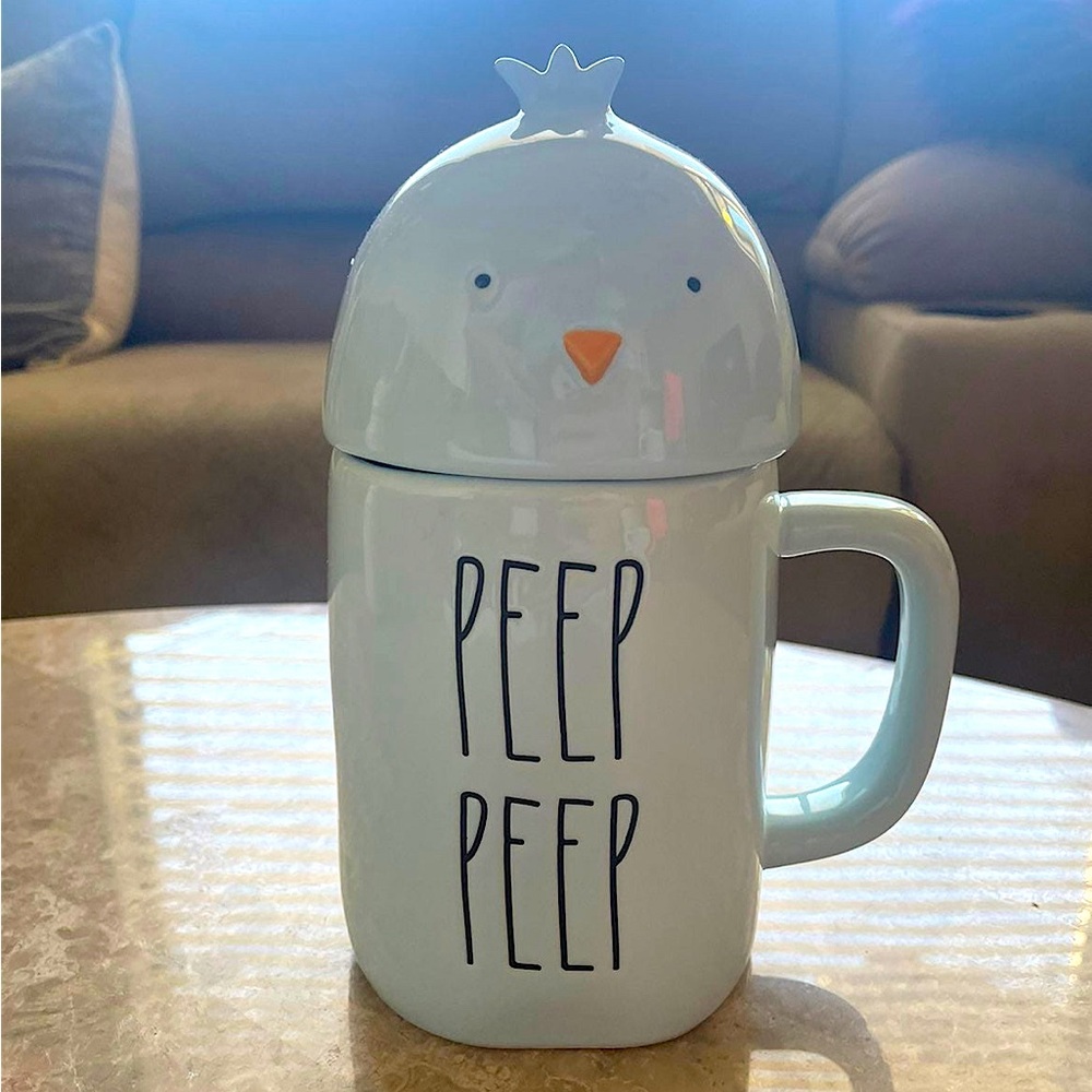 Rae Dunn Mug with Topper